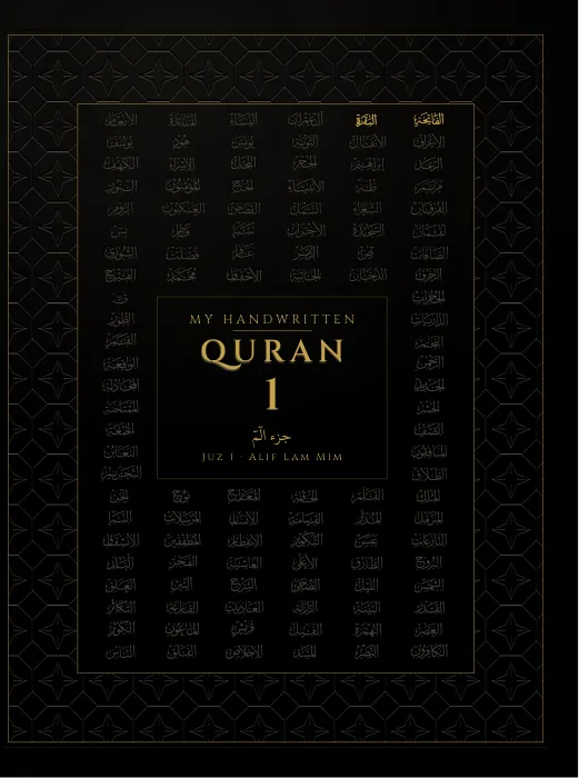 Cover of juz 1, Alif Lam Mim