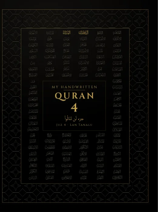 Cover of juz 4, Lan Tanalu